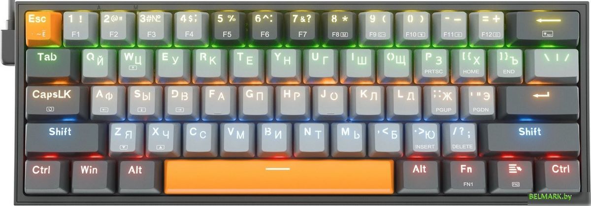 Клавиатура Redragon Fizz (черный/серый) - фото