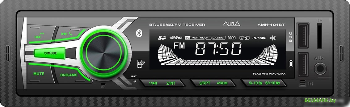 USB-магнитола Aura Fireball-101BT - фото