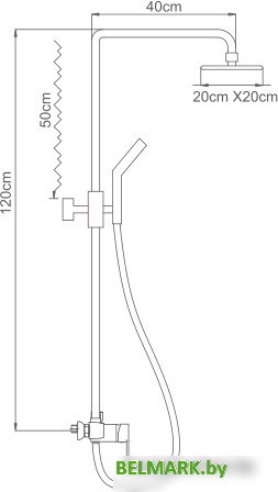 Душевая система Ledeme L2409 - фото2