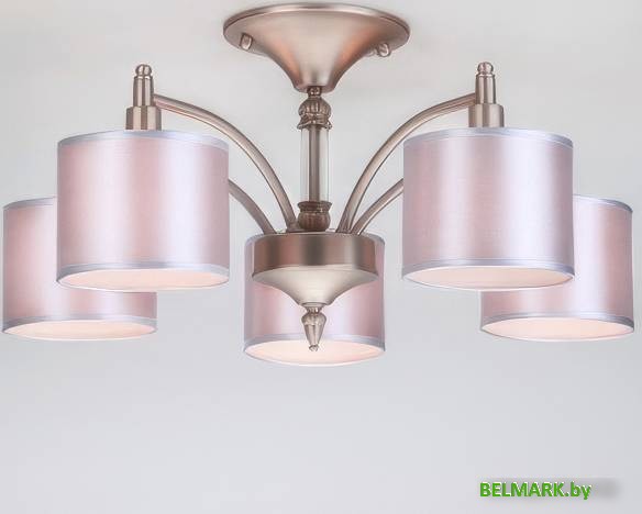 Люстра средней высоты Евросвет Adagio 60080/5 сатин-никель - фото