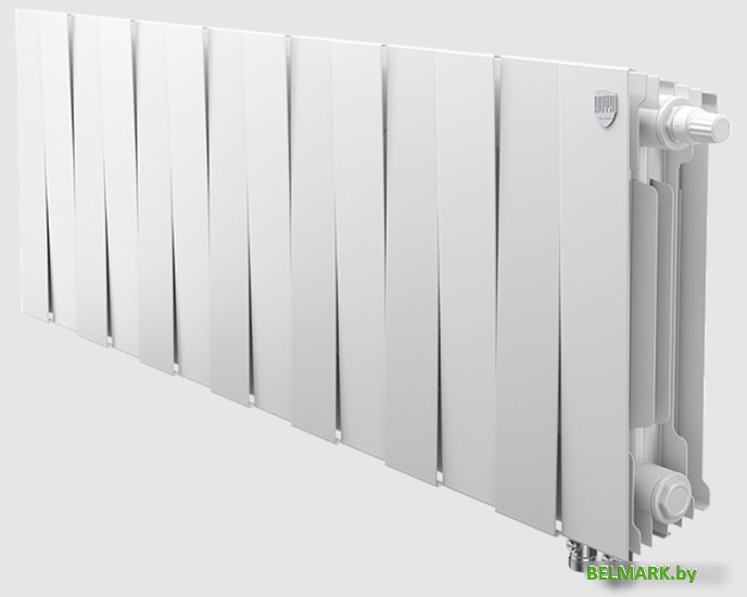 Биметаллический радиатор Royal Thermo PianoForte 300 Bianco Traffico VDR (14 секций) - фото2