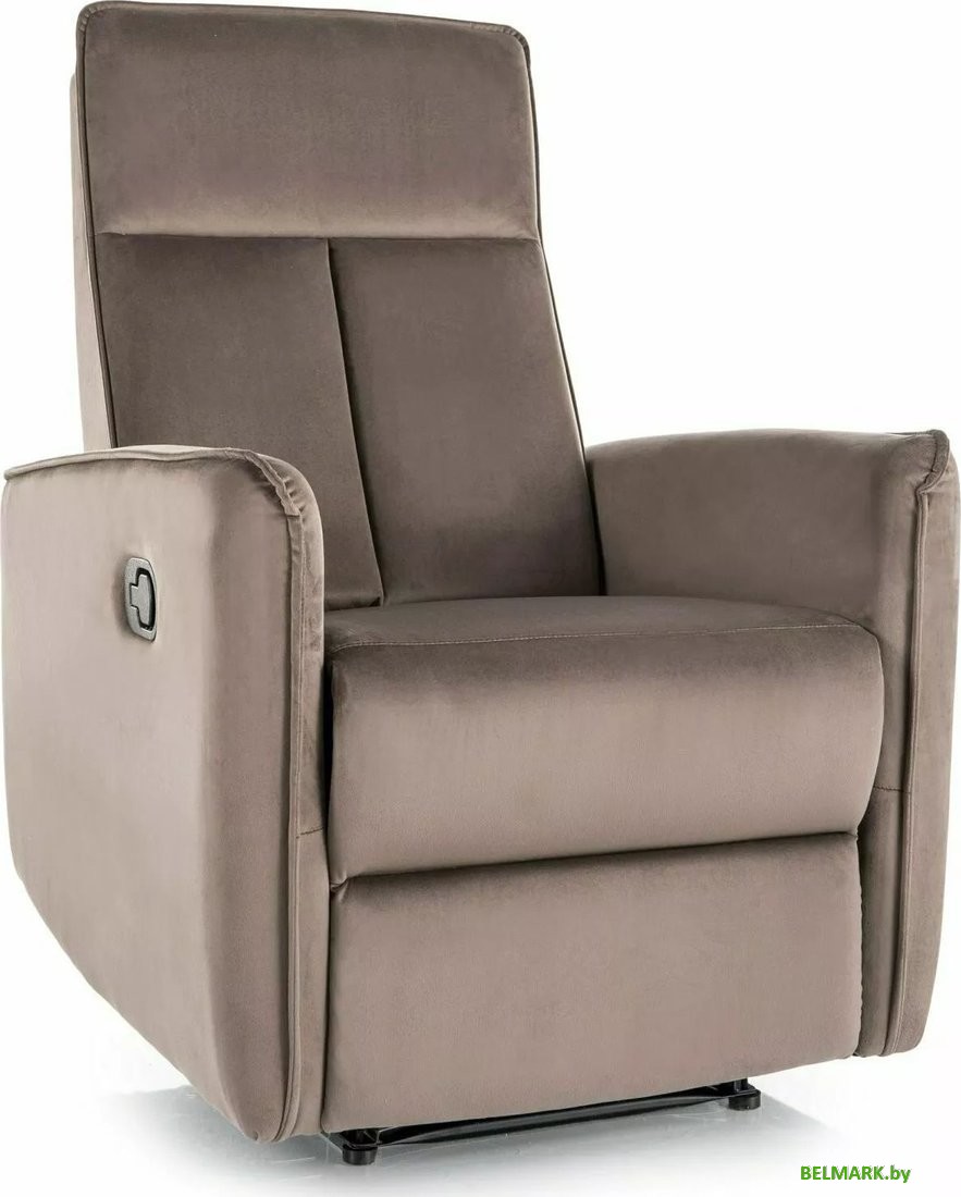 Кресло-кровать Signal Nikos Velvet (капучино) - фото