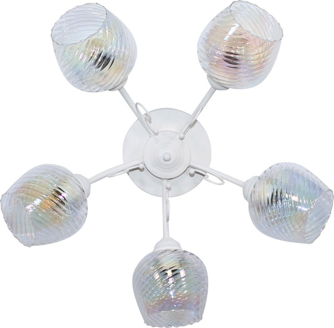 Светильник Элетех Дези НПБ 01-5x60-129 1005405399 (151 белый муар) - фото2