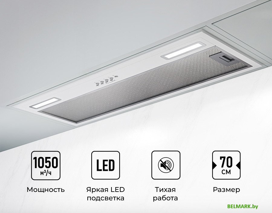 Кухонная вытяжка LEX Hyper 900 WH - фото