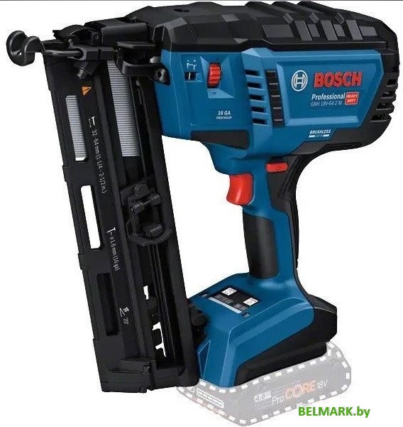 Гвоздезабиватель Bosch GNH 18V-64-2 M Professional 0601482000 (без АКБ) - фото
