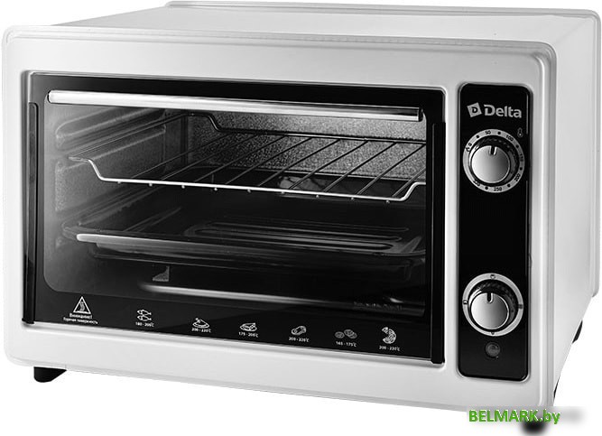 Мини-печь Delta D-0122 (белый) - фото