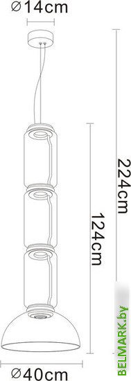Подвесная люстра Divinare Trumpet 1242/06 SP-30 - фото2
