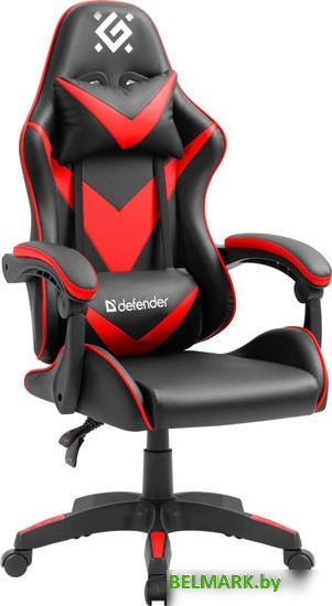 Кресло Defender xCom (черный/красный) - фото