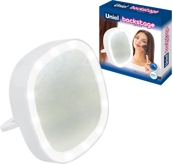 Косметическое зеркало Uniel ULK-F71 3AAA White UL-00007511 - фото