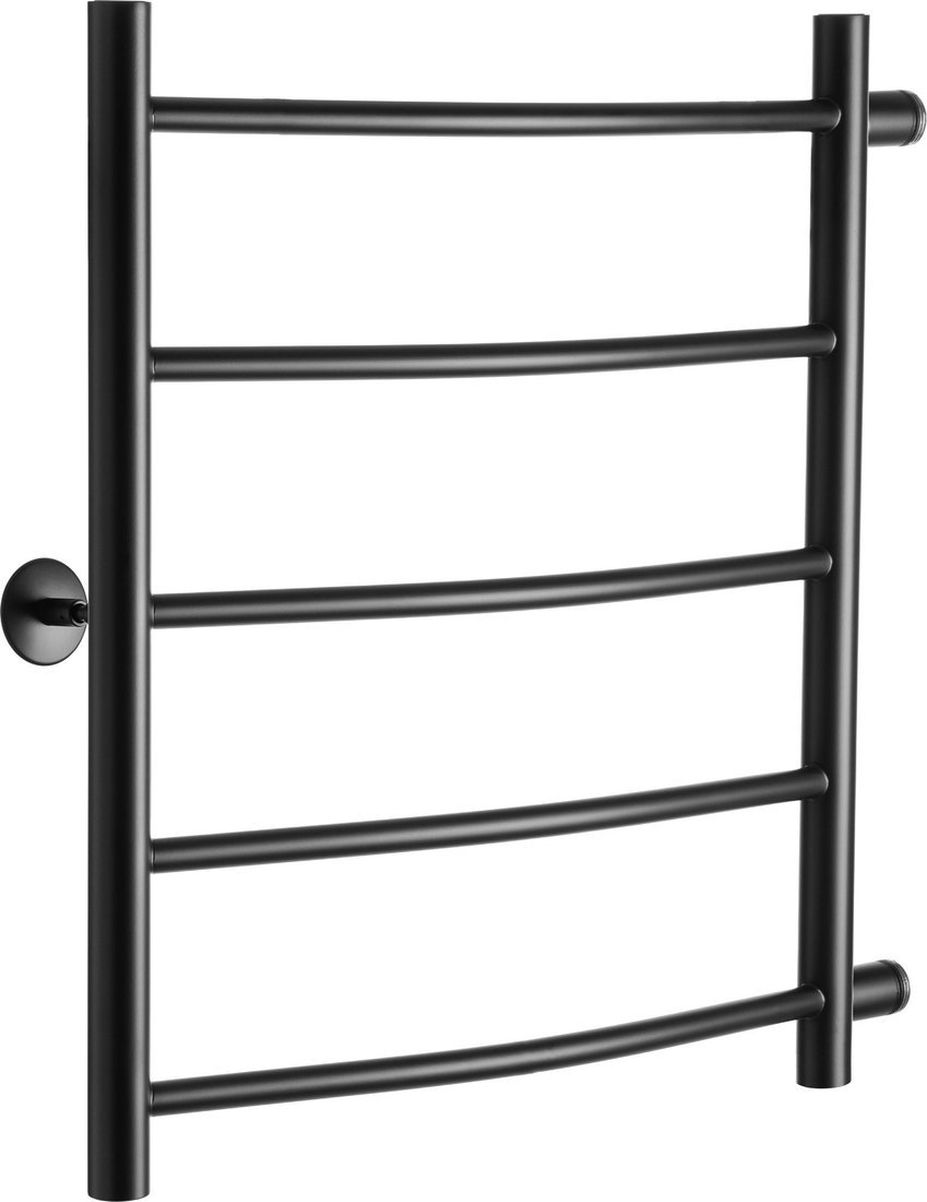 Полотенцесушитель Ростела Соната 500х600/5 1" (Ral 9005, боковое подключение) - фото