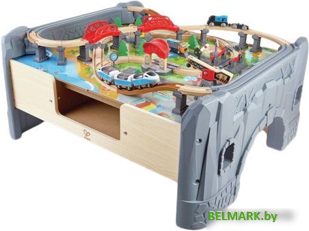 Набор железной дороги Hape Сортировочный центр E3766 - фото