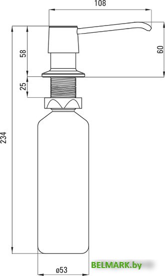 Дозатор Deante ZZZ B00D (черный) - фото2