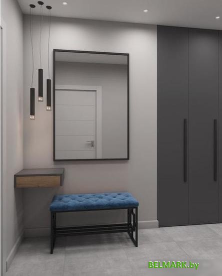 Банкетка Hype Mebel Квадро Люкс (белый/золото) - фото2