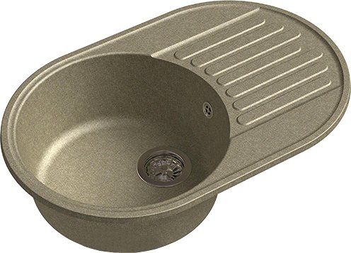 Кухонная мойка GranFest QUARZ Z-18 (песочный) - фото