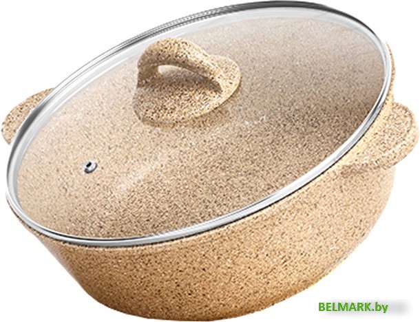 Жаровня Elan Gallery Гармония вкуса 121111 (медовый гранит) - фото