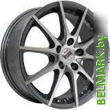 Литые диски Alcasta M63 15x6" 4x100мм DIA 60.1мм ET 46мм Graphite - фото