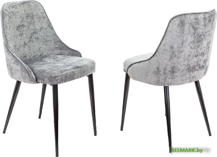 Стул Бюрократ KF-5 2 шт (серый Light 19/черный) - фото