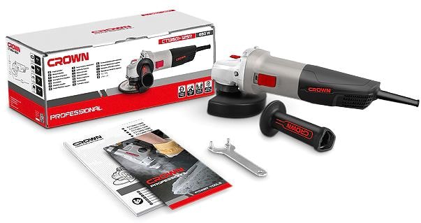 Угловая шлифмашина Crown CT13501-125 - фото2