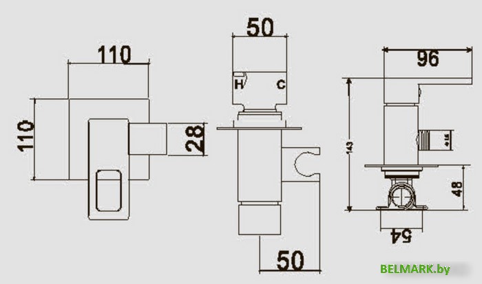 Гигиенический душ Vieir V353551-G - фото2