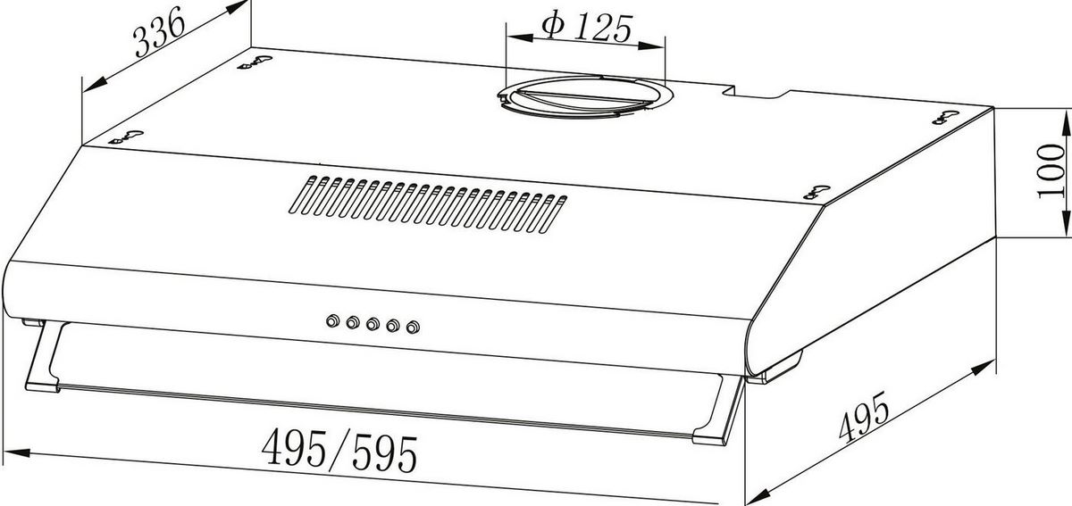 Кухонная вытяжка Making Oasis Everywhere UP-60S - фото2