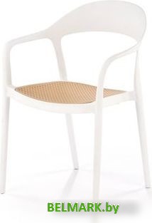 Стул Halmar K530 (белый/натуральный) - фото