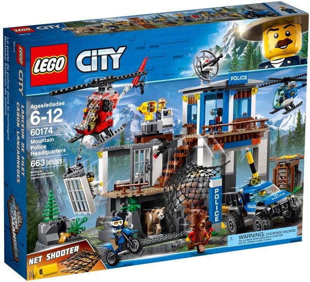 Конструктор LEGO City 60174 Полицейский участок в горах - фото