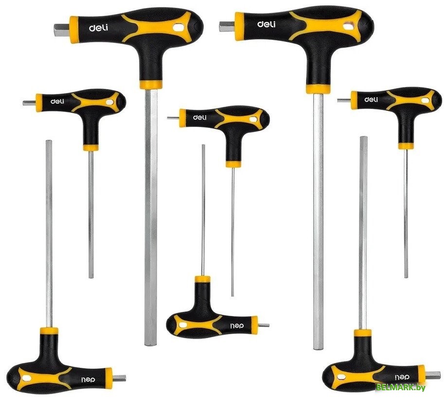 Набор ключей Deli DL233108 (8 предметов) - фото