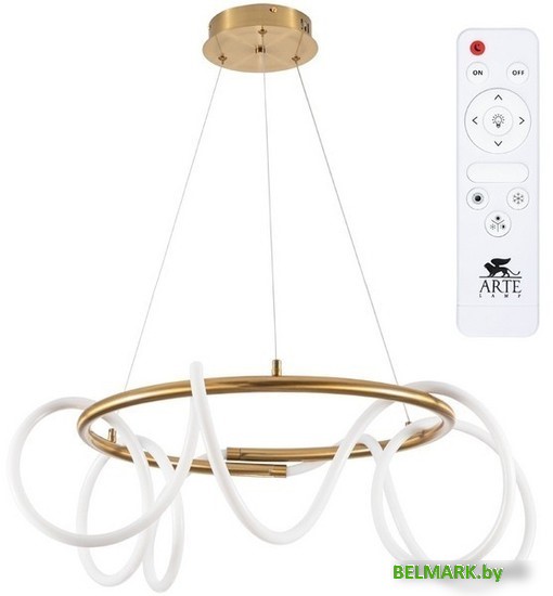 Подвесная люстра Arte Lamp Klimt A2850LM-75PB - фото