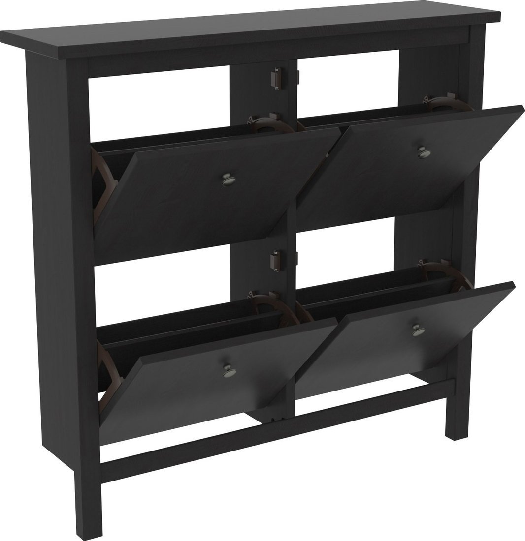 Тумба для обуви ММЦ Кантри 04 (блэк) - фото2