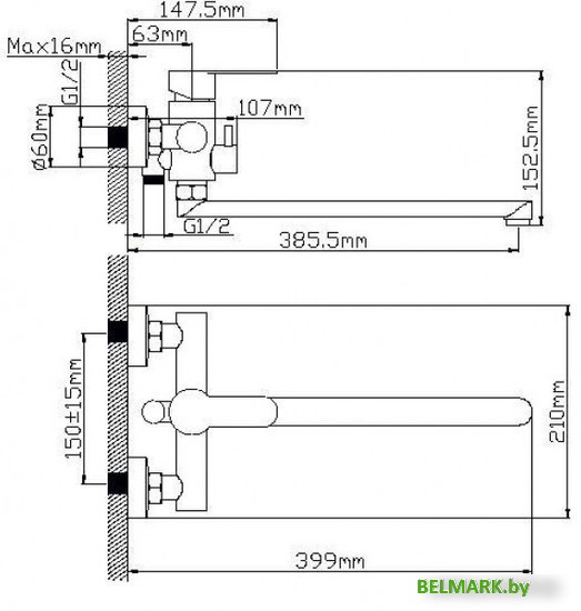 Смеситель Wisent WP722-003 - фото2
