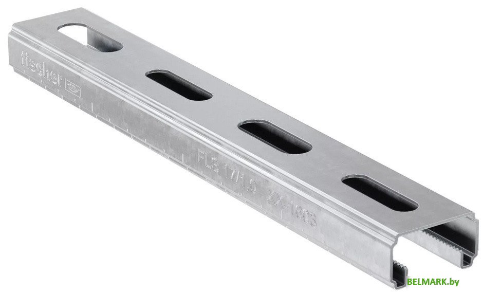 Профиль монтажный Fischer Channel FLS 17/1.0 - 2 m 572539 (8 шт) - фото