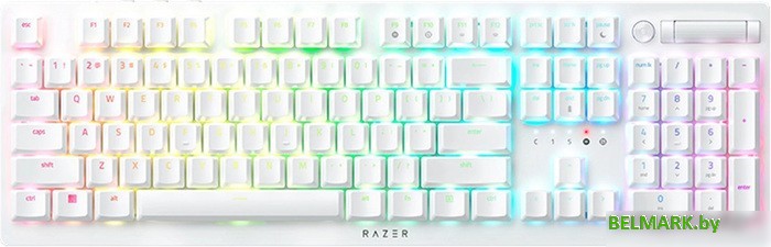 Клавиатура Razer Deathstalker V2 Pro Wireless (белый, Razer Low Profile Optical Purple, нет кириллицы) - фото