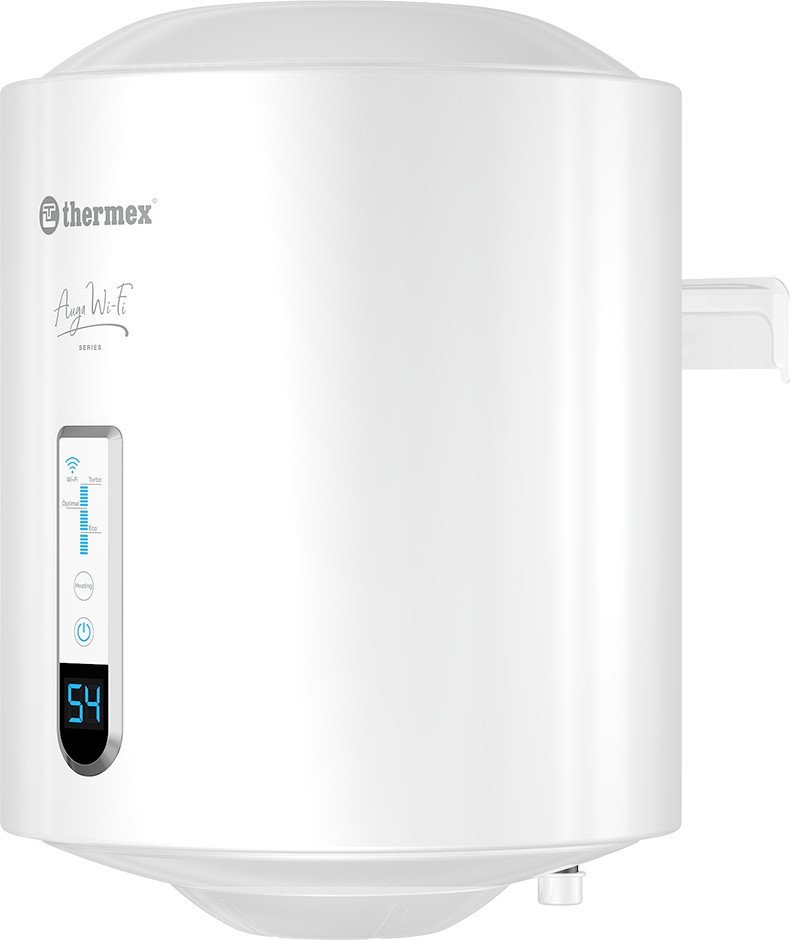 Накопительный электрический водонагреватель Thermex Auga 30 V Slim Wi-Fi - фото2