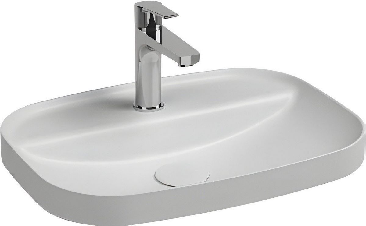 Умывальник Allen Brau Fantasy Sphere 55 4.11034.21 белый матовый - фото