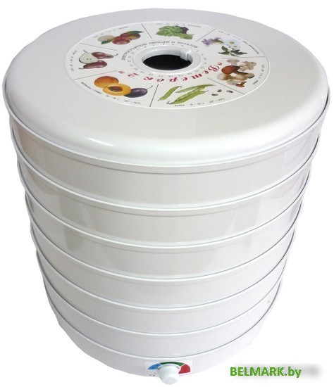 Сушилка для овощей и фруктов Спектр-Прибор Ветерок-2 ЭСОФ-0,6/220 (6 поддонов, белый, пастила) - фото2