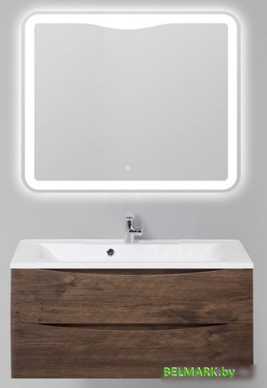 BelBagno Тумба под умывальник Marino-1000-2C-SO-RW-P (rovere moro) - фото2