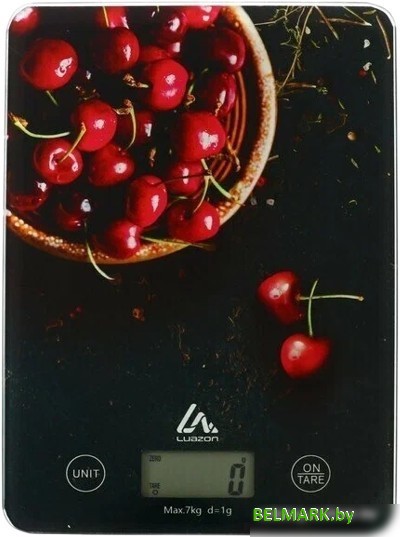 Кухонные весы Luazon LVK-702 (черешня) - фото