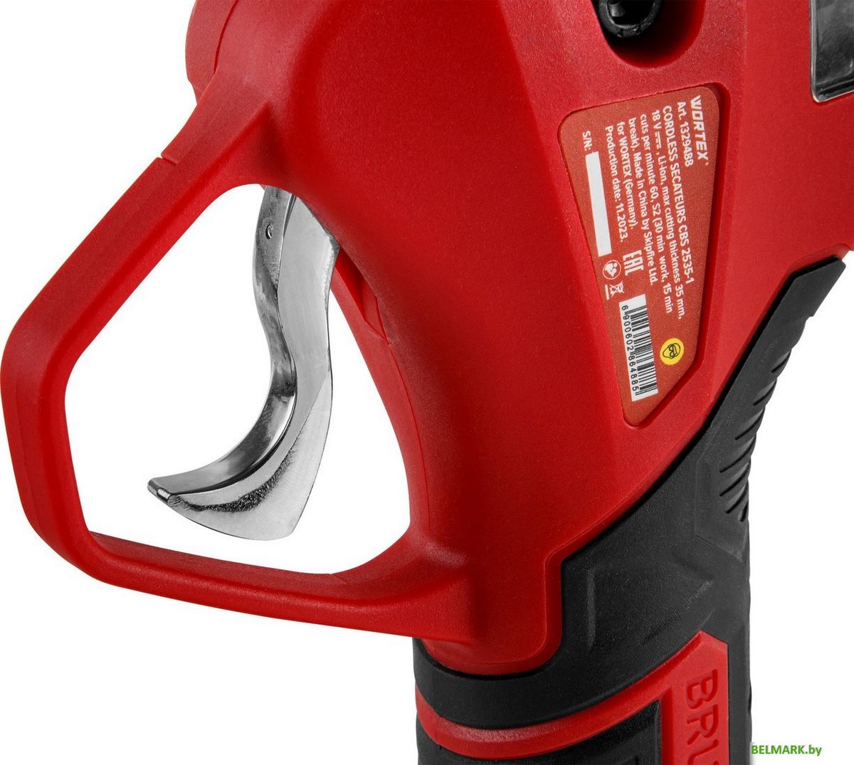 Секатор Wortex CBS 2535-1 1329489 (с 1-им АКБ, кейс) - фото2