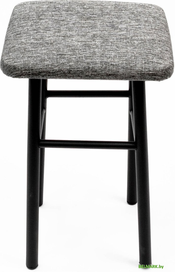 Табурет ВВР Классик (серый/черный, рогожка) - фото2