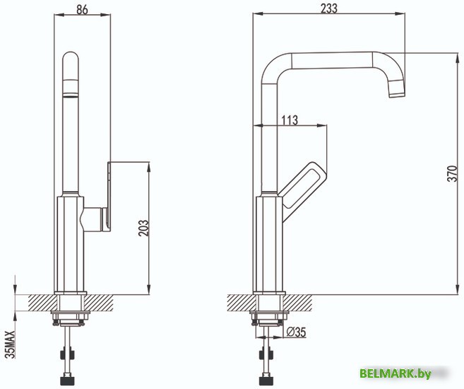 Смеситель IDDIS Slide SLISB00i05 (хром) - фото2