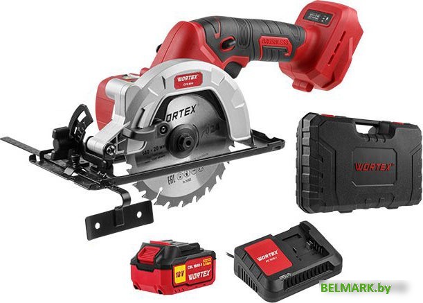 Дисковая (циркулярная) пила Wortex CCS 1814 0329269 (с 1-им АКБ) - фото