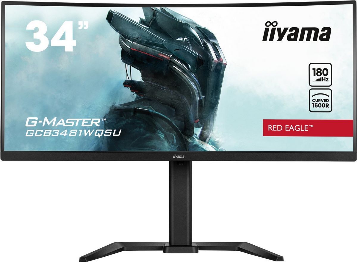 Игровой монитор Iiyama G-Master Red Eagle Curved GCB3481WQSU-B1 - фото