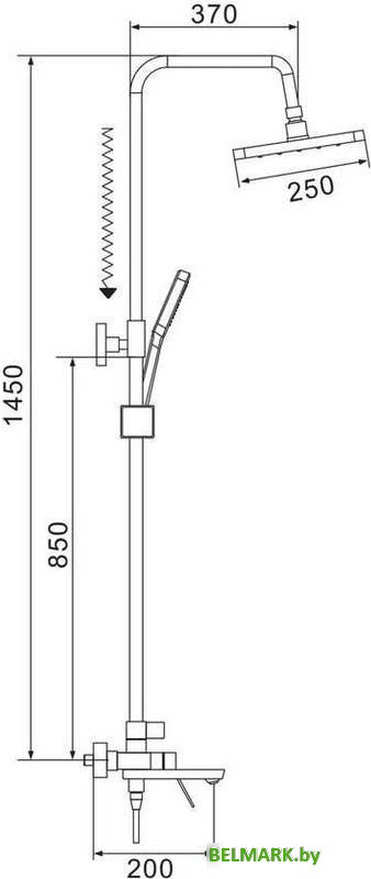 Душевая система Shevanik S4336G - фото2