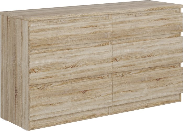 Комод Mio Tesoro Кастор 6 ящиков 2.03.02.080.3 (дуб сонома) - фото