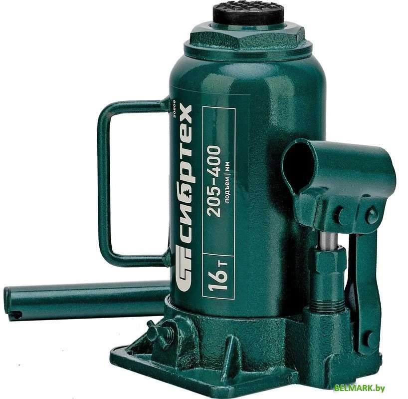 Бутылочный домкрат СибрТех 50808 16т - фото