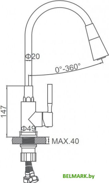 Смеситель Wisent WG74199-1 - фото2