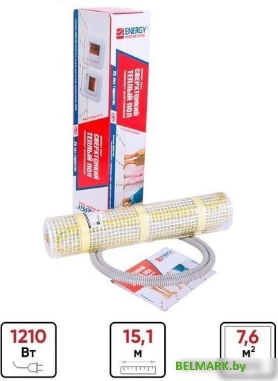 Нагревательный мат Energy ОО-УТ-00636 (1210 Вт, 7.6 м.кв.) - фото