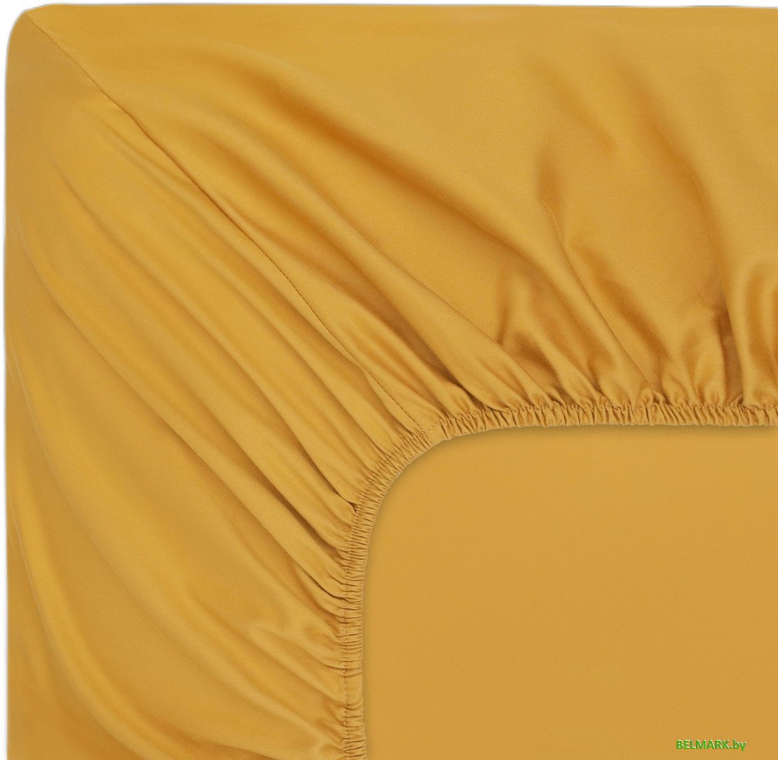 Постельное белье Sofi De MarkO Мармис 160х200х30 Пр-мс-160х200х30гор (горчичный) - фото