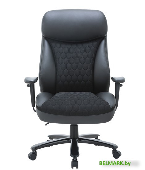 Офисное кресло CHAIRMAN CH414 (экокожа/ткань черный) - фото2