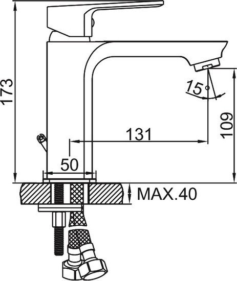 Смеситель Ledeme L1080B - фото2